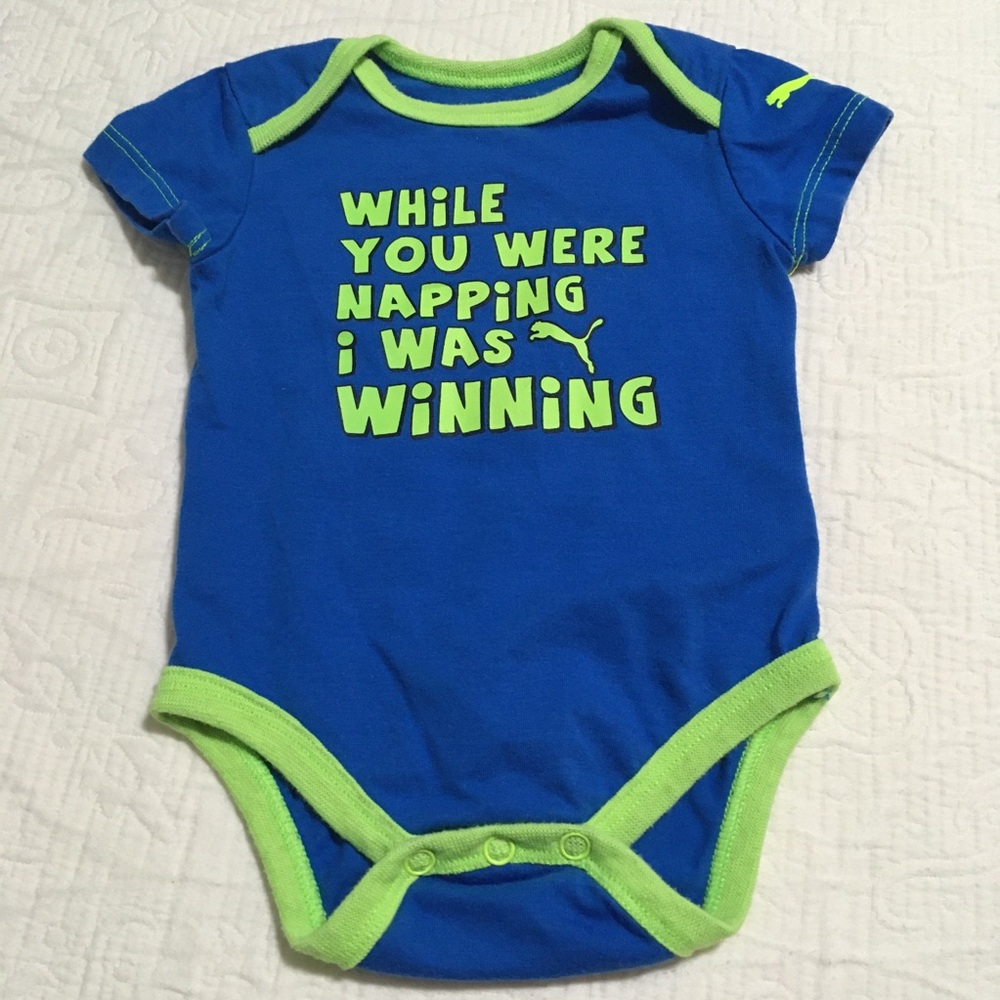 0-3m (4/$20) Puma Onesie/Bodysuit